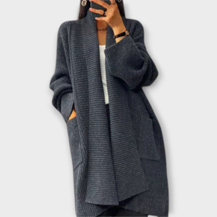 Eufemia - Lang Strikket Cardigan