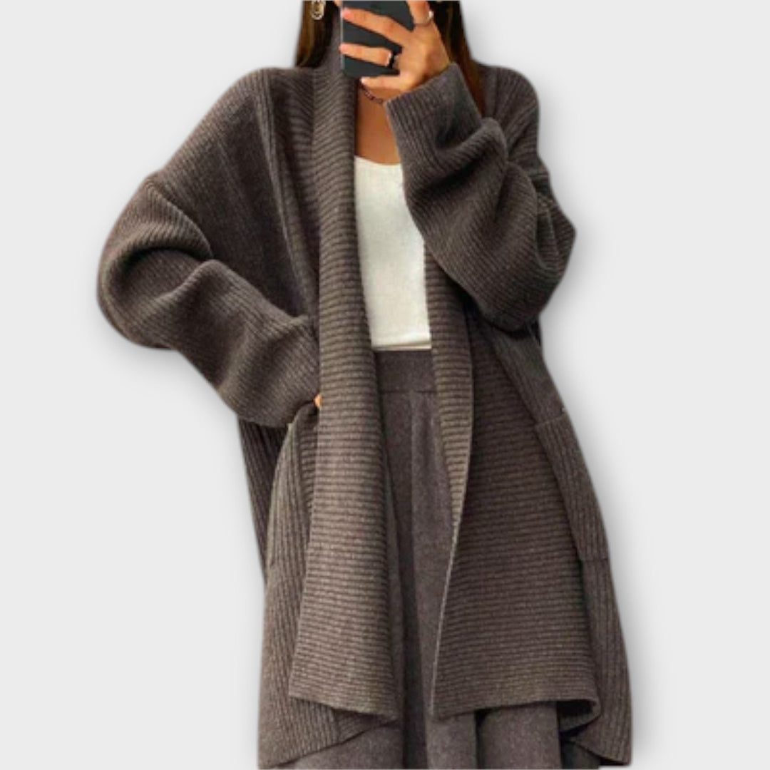 Eufemia - Lang Strikket Cardigan