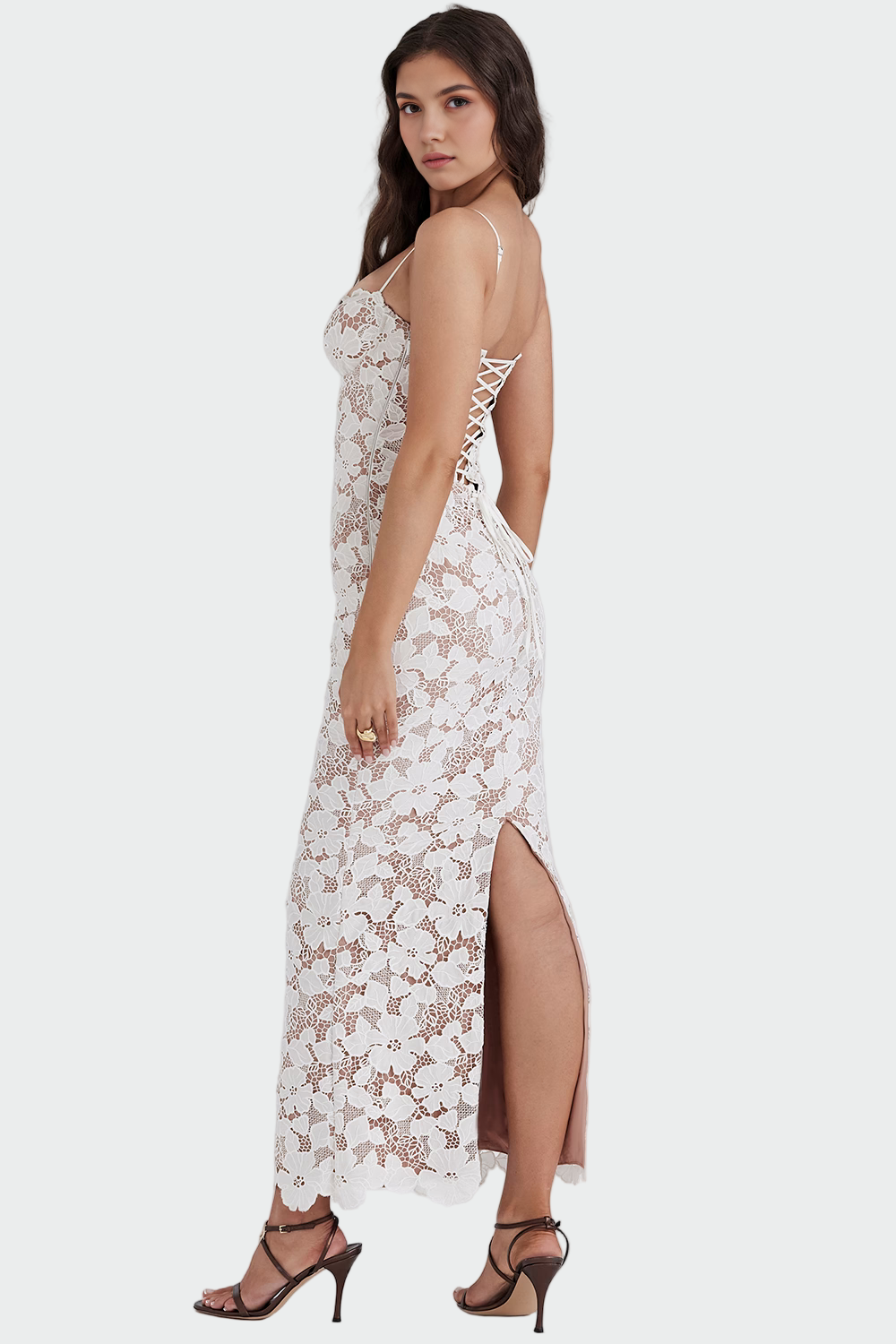 Hvid Blond Maxi