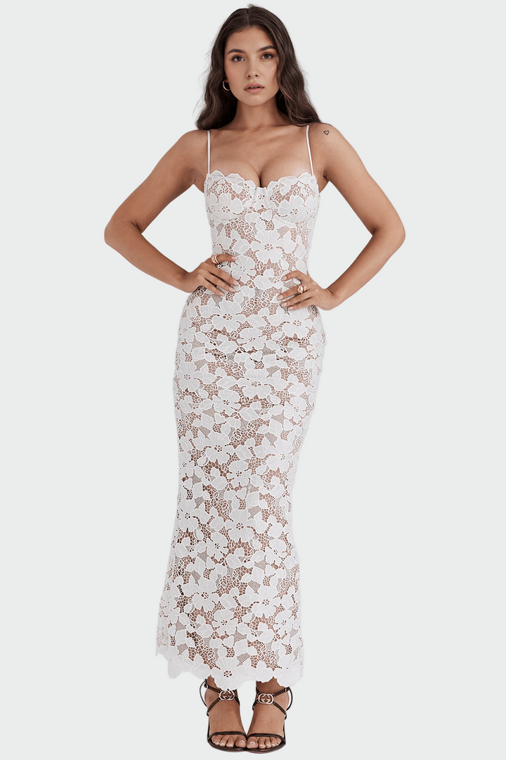 Hvid Blond Maxi