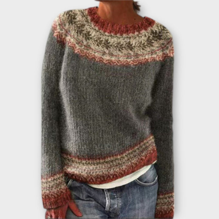 Suzu - Vintage strikket sweater til kvinder