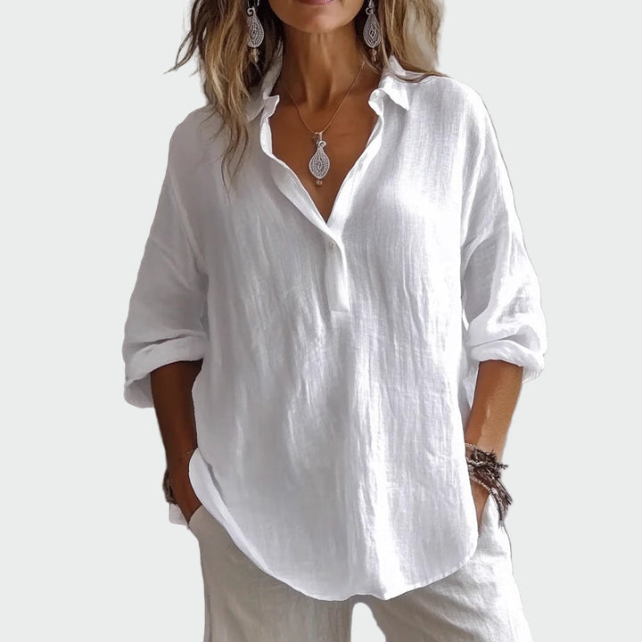 Løs elegance bluse