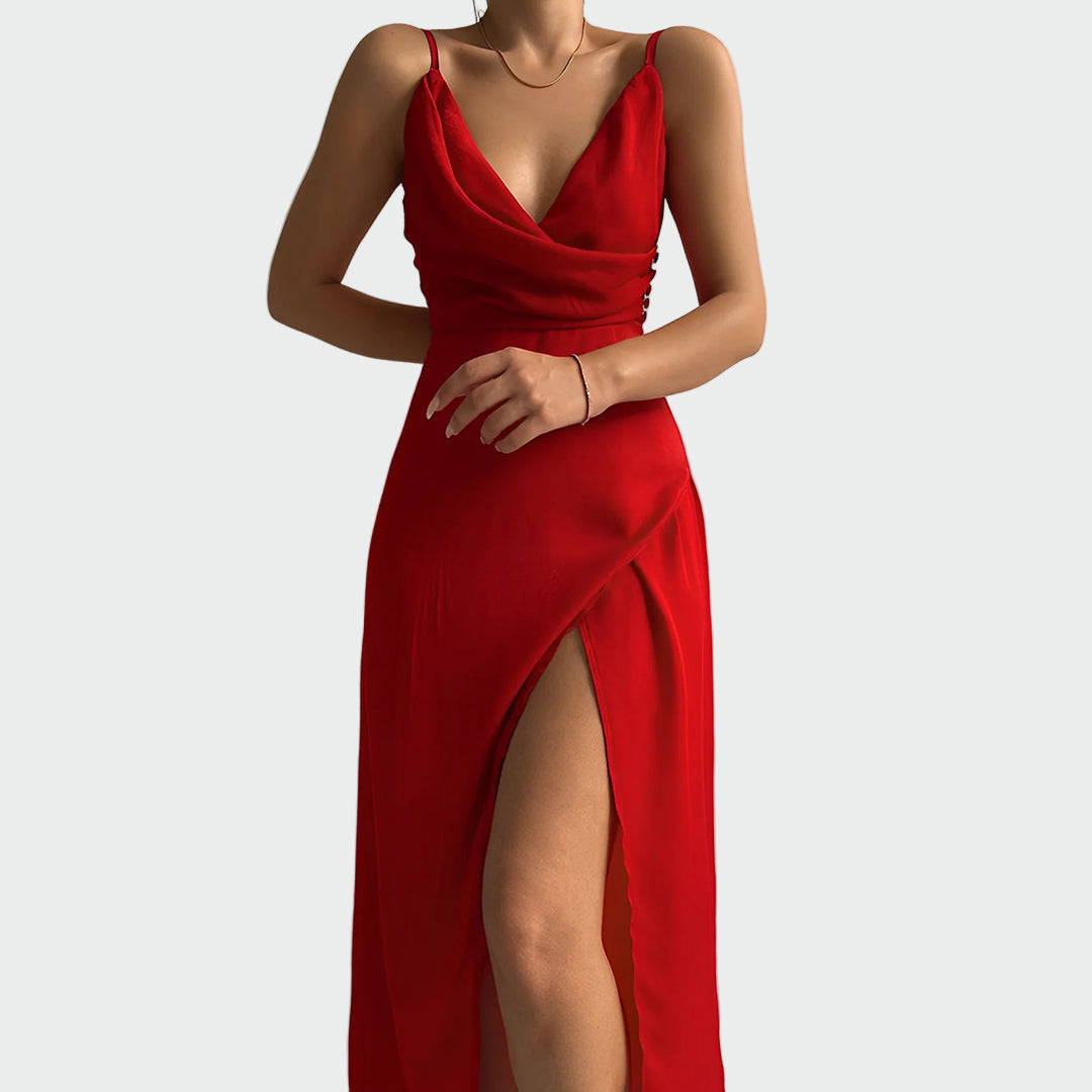 Elegant Kjole Uden Stropper