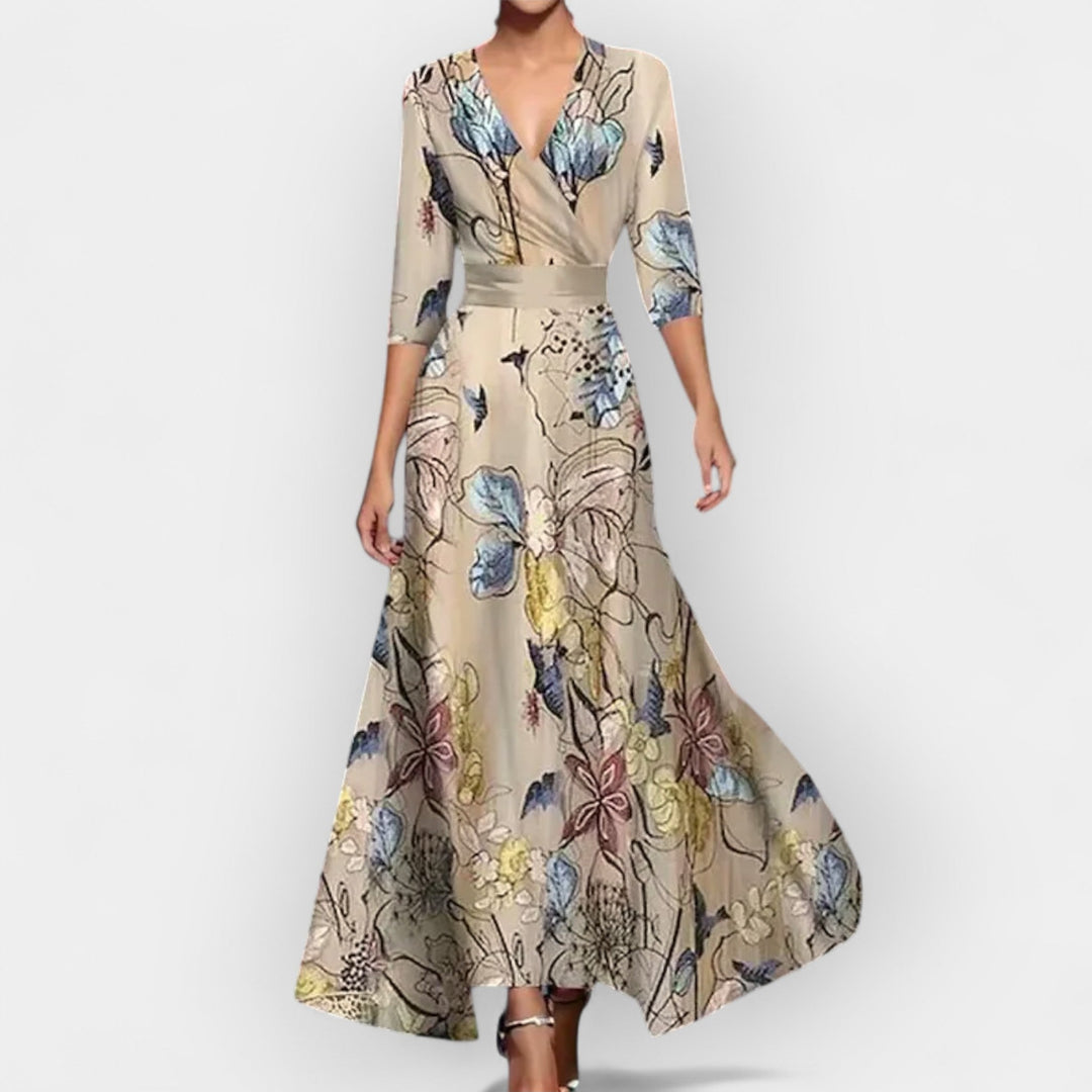 Blomster Maxi Kjole