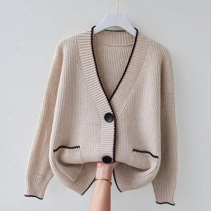 Stilfuld Oversized Strikvest
