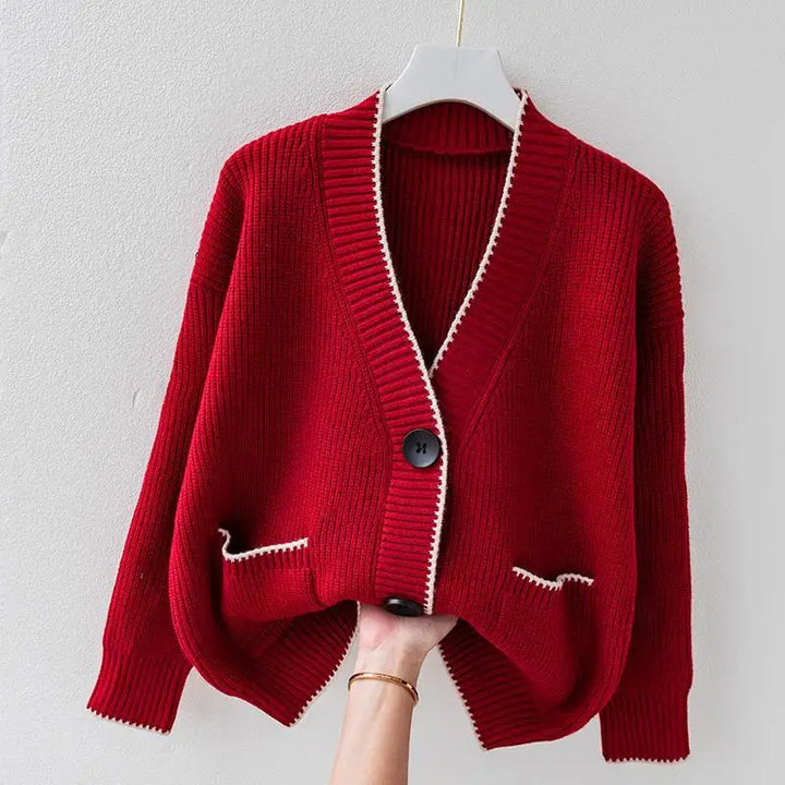Stilfuld Oversized Strikvest