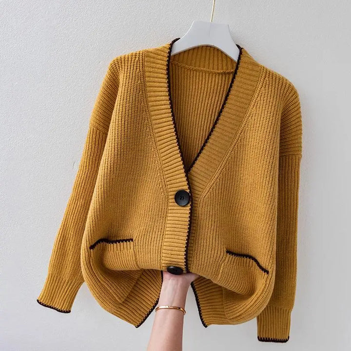 Stilfuld Oversized Strikvest