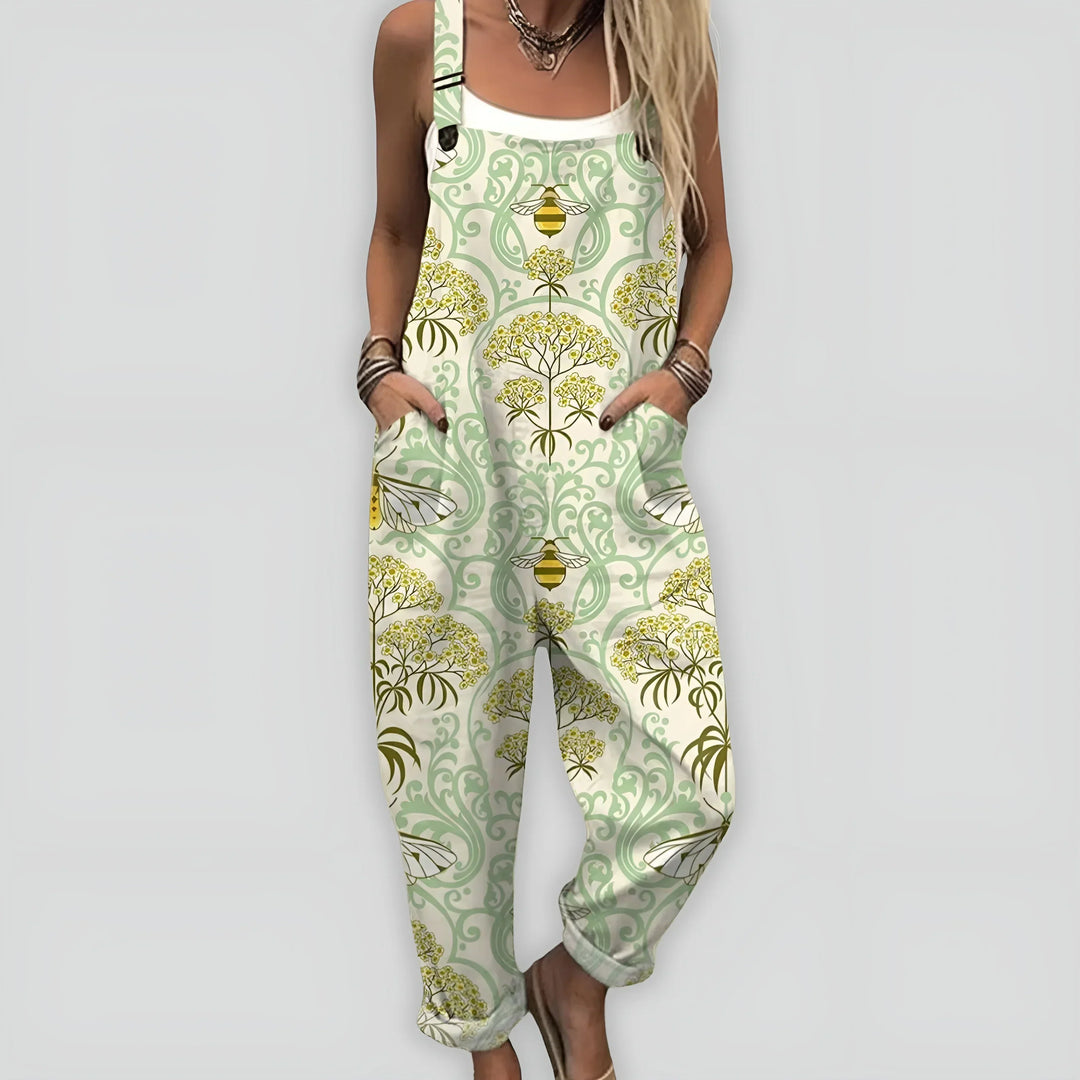 Behagelig og Elegant Jumpsuit med Løs Pasform