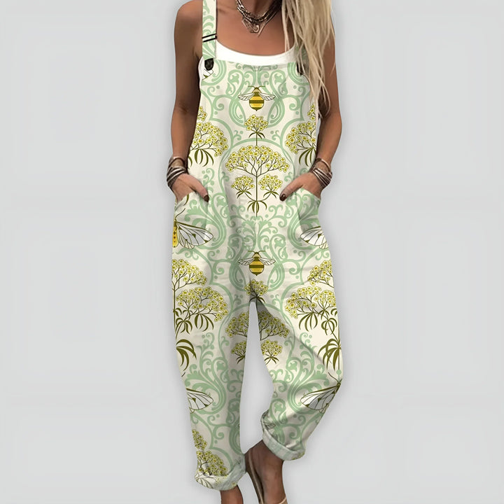Behagelig og Elegant Jumpsuit med Løs Pasform