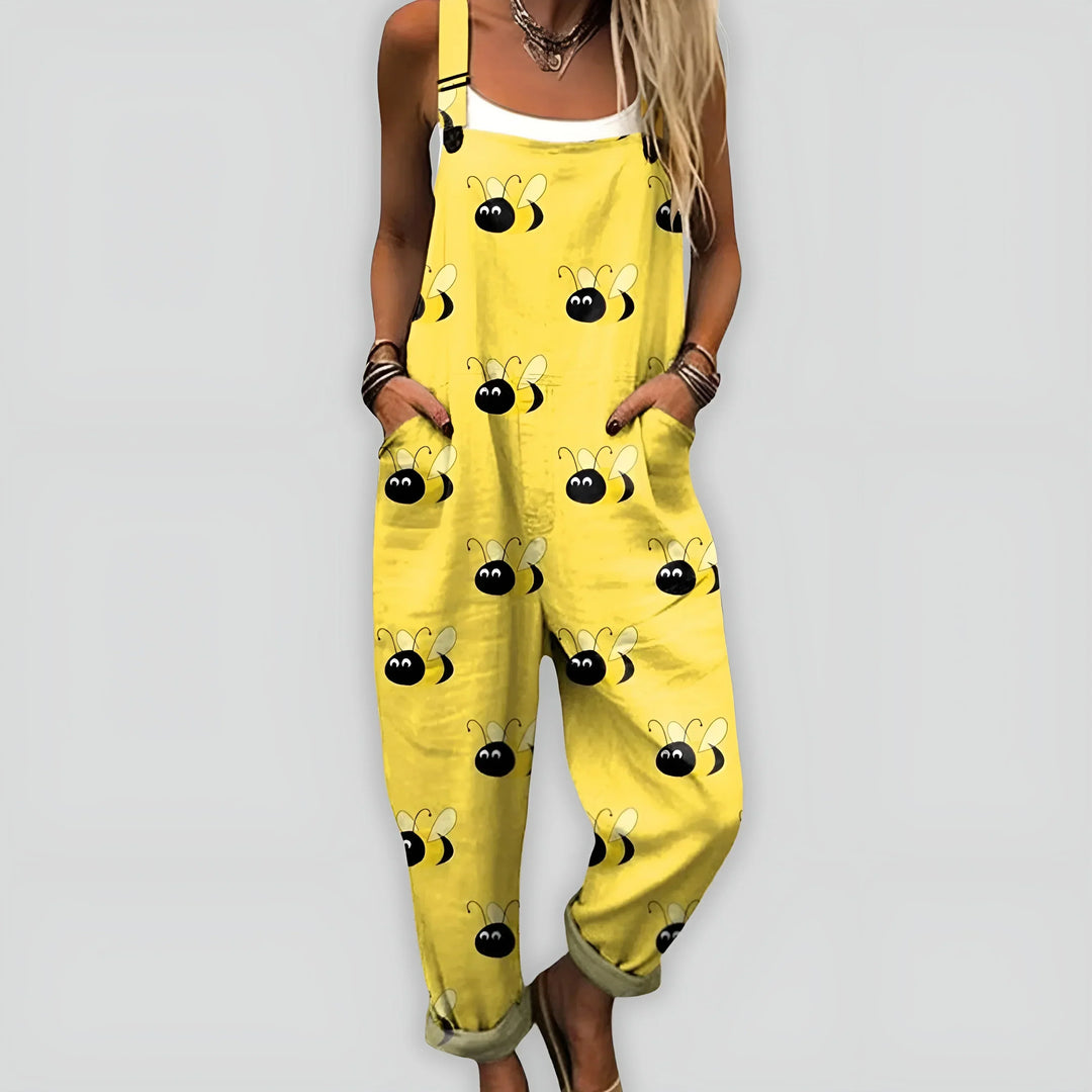 Behagelig og Elegant Jumpsuit med Løs Pasform