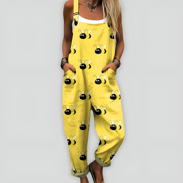 Behagelig og Elegant Jumpsuit med Løs Pasform