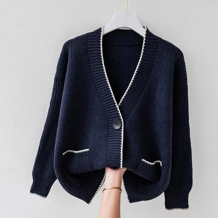 Stilfuld Oversized Strikvest