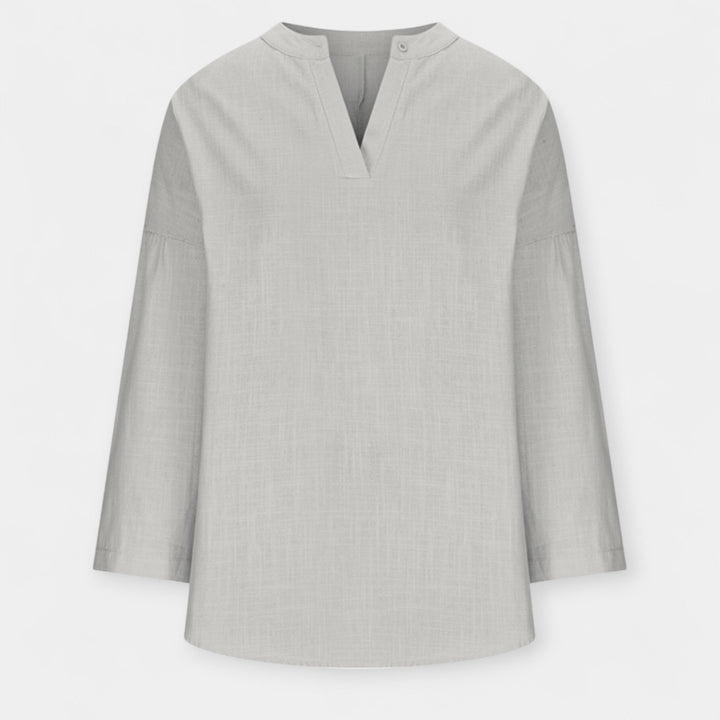 Linned Bluse til Stranden