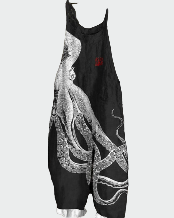 Kvinders jumpsuit med brede ben