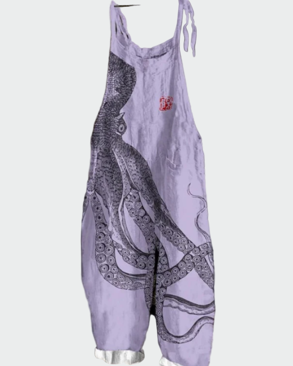 Kvinders jumpsuit med brede ben