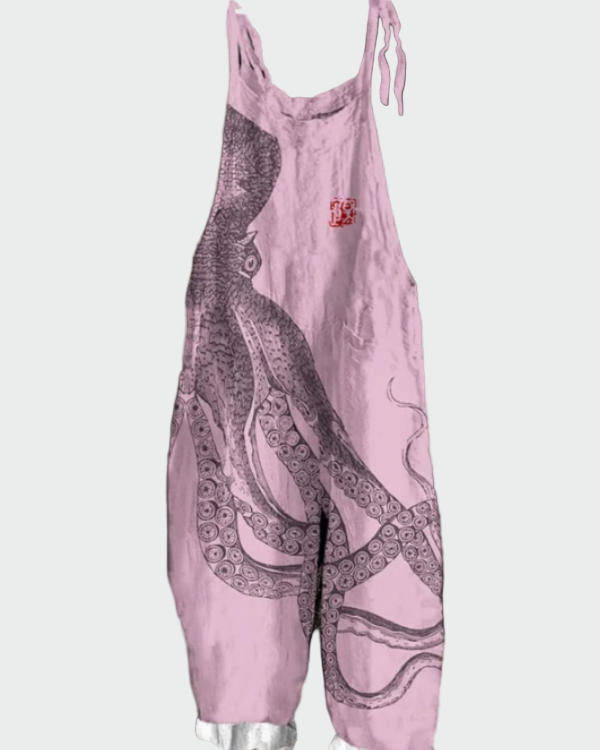 Kvinders jumpsuit med brede ben