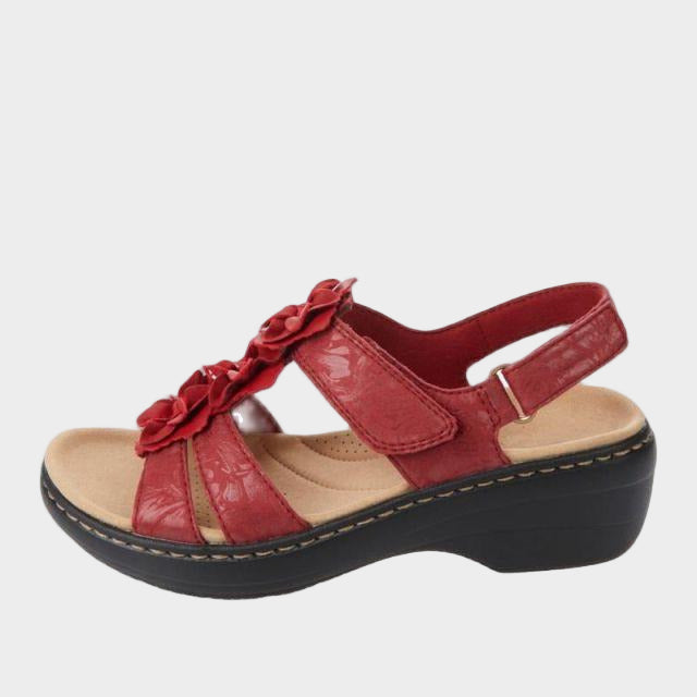 Sandaler Bordeaux – ortopædiske