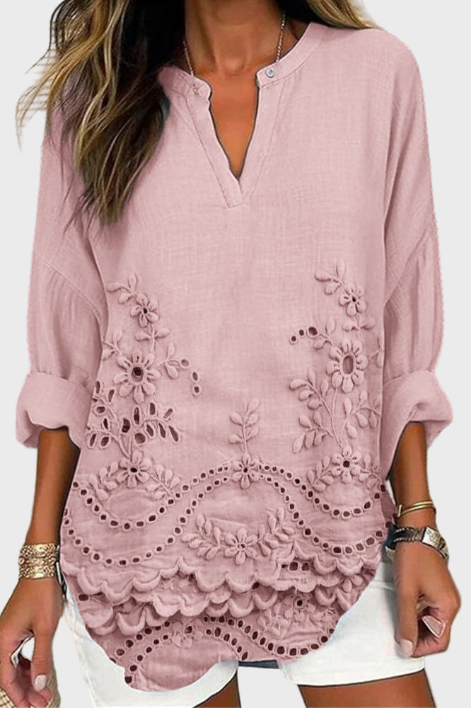 Kystblommende bluse