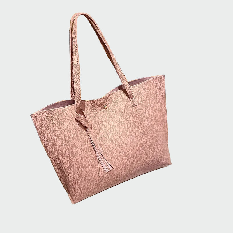 Tidløs læderhåndbagage