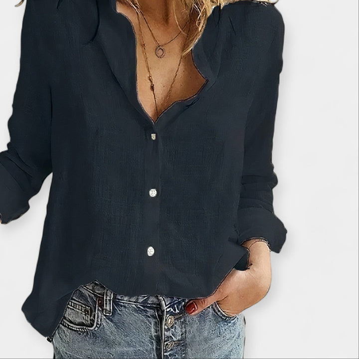 Behagelig bluse i linned