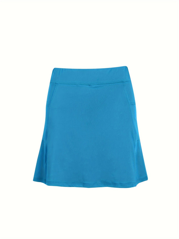 Højtaljede Shorts med Nederdel