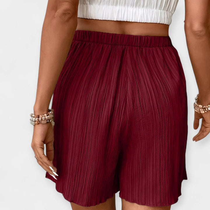 Stilfulde Shorts med Plisseringer