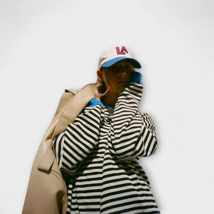 Mary - Stribet Oversize sweater