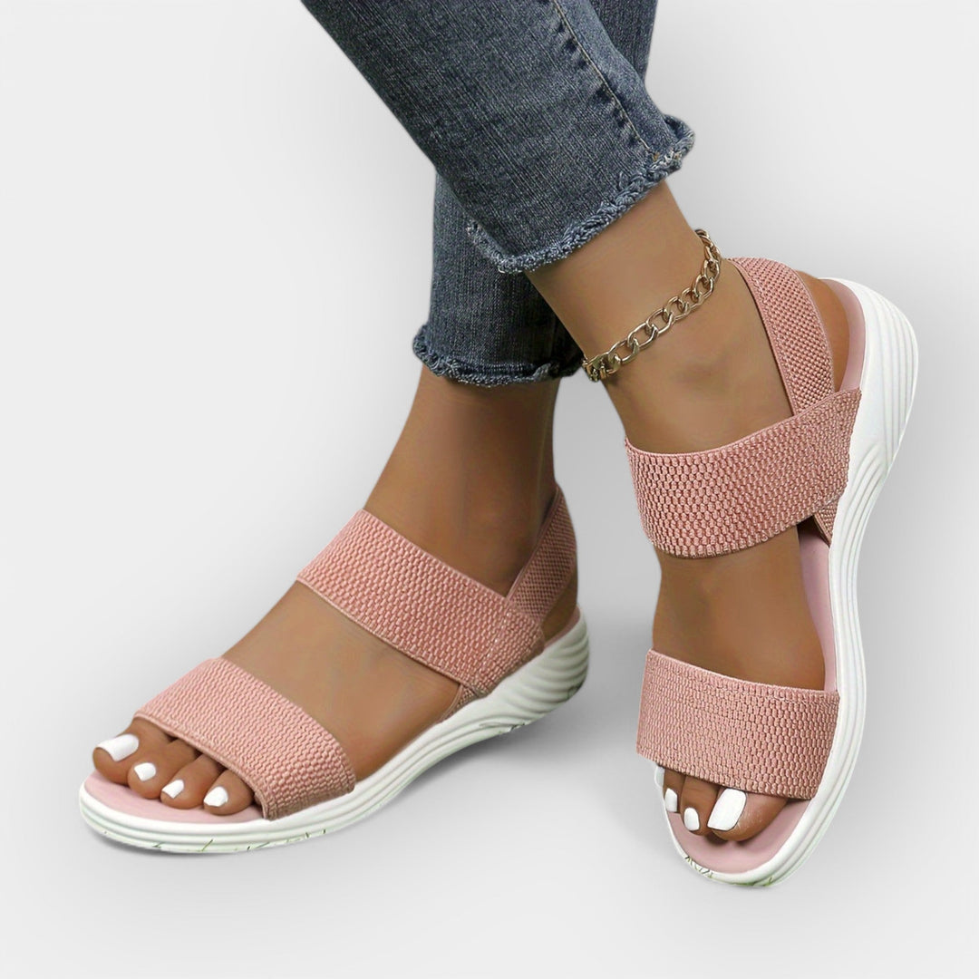 Komfortable Elastiske Sandaler