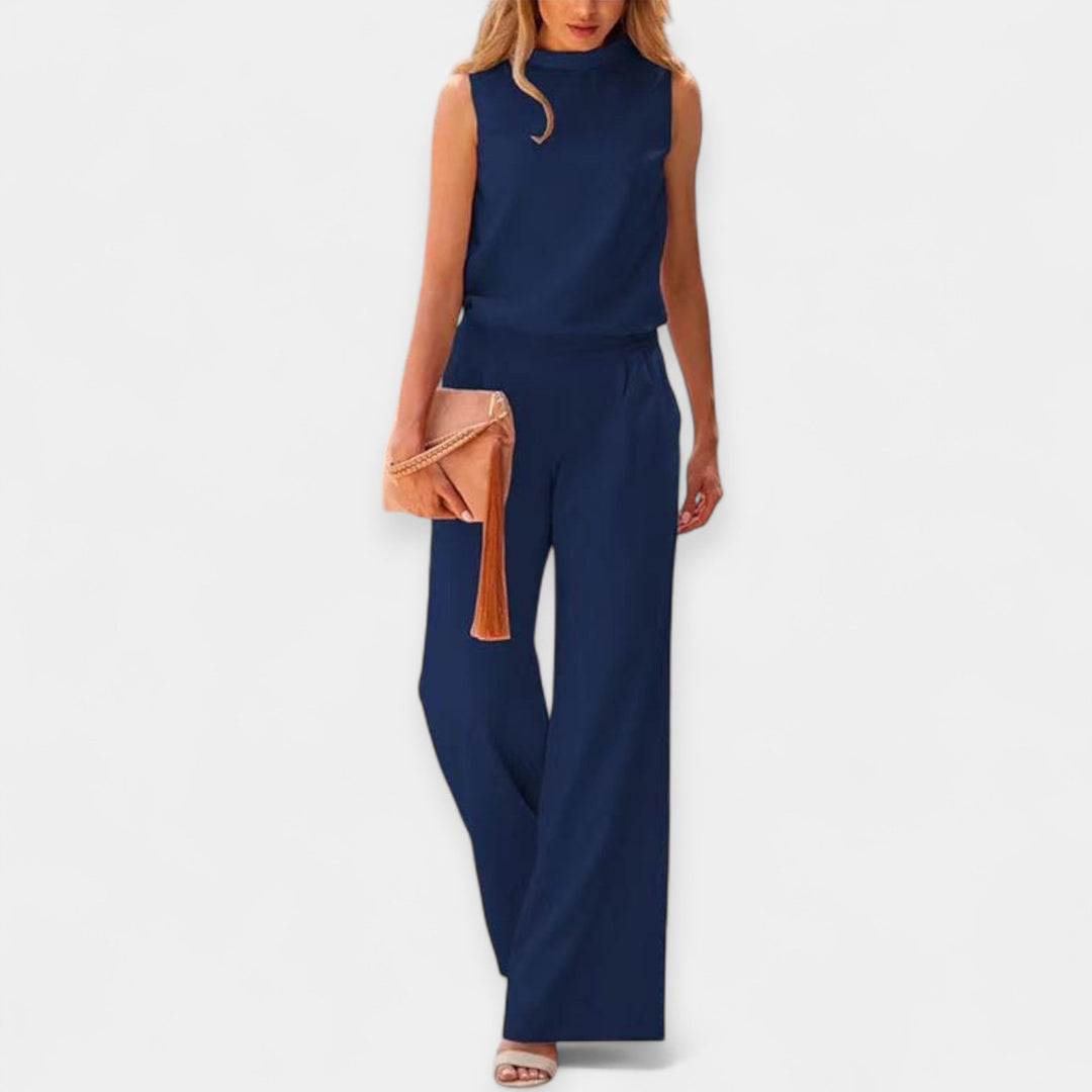Luftig ærmeløs jumpsuit 