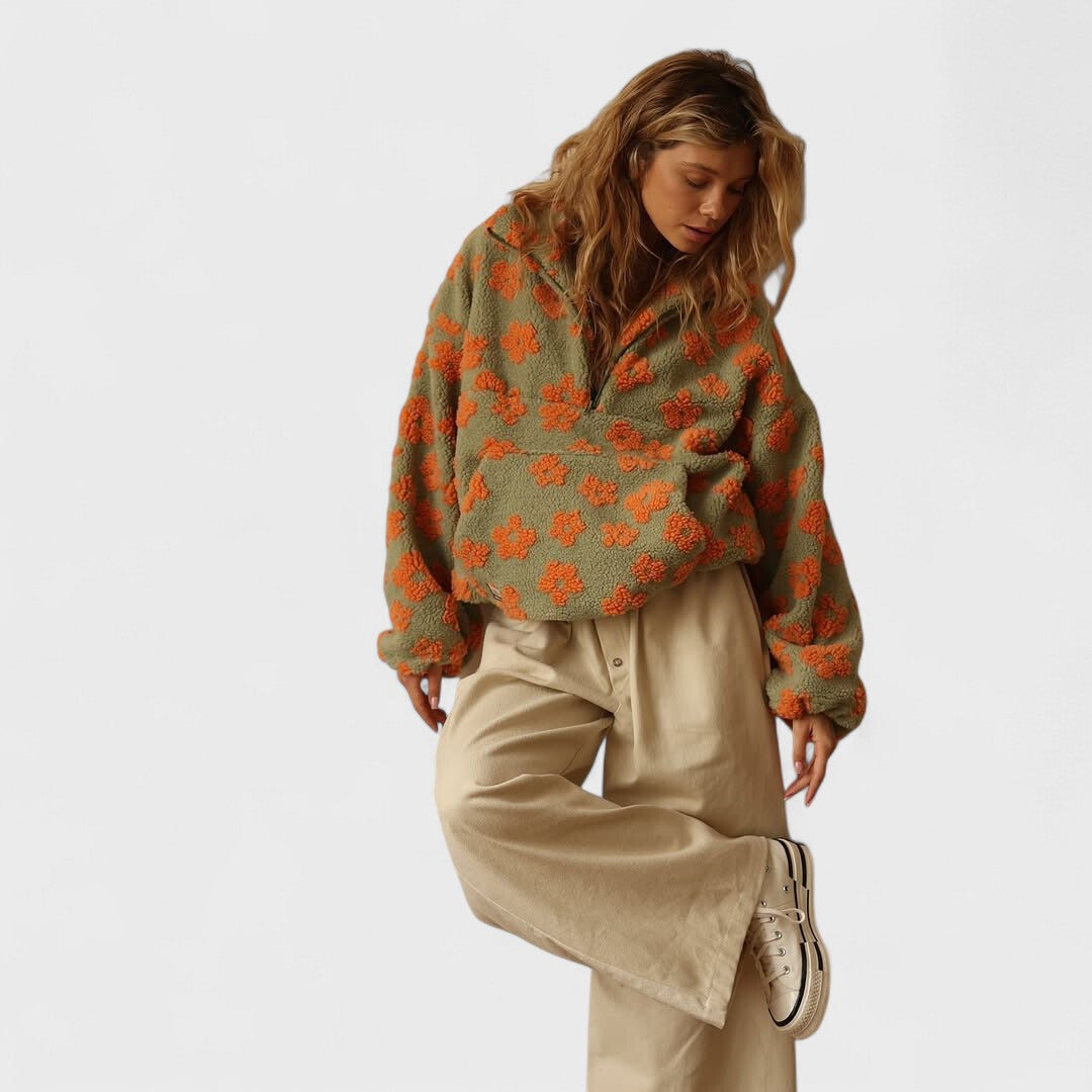 Daisy - Polar fleece Blomstring