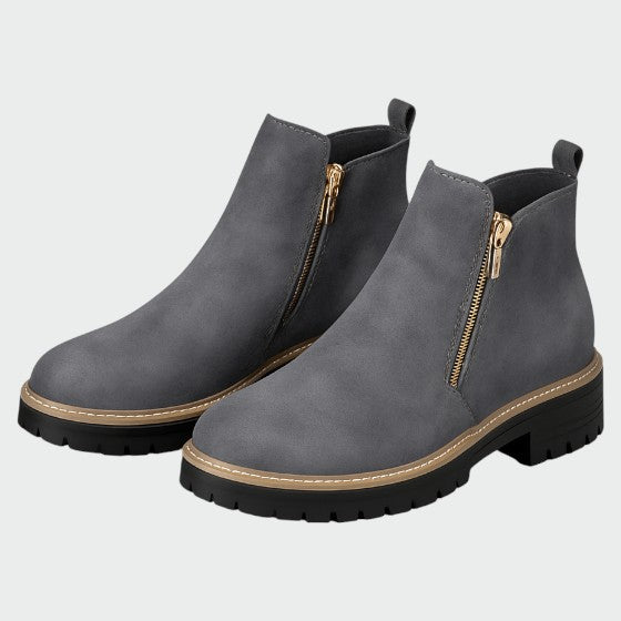 Alma – Damesko med rund tå og sidelynlås