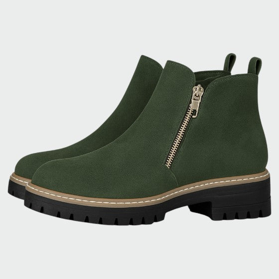 Alma – Damesko med rund tå og sidelynlås