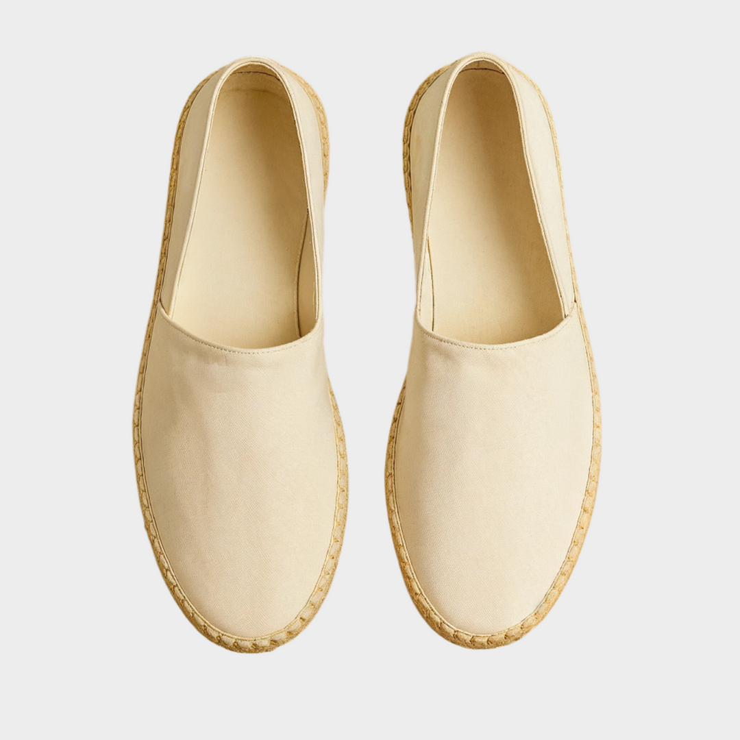 Behagelige Læder Espadriller
