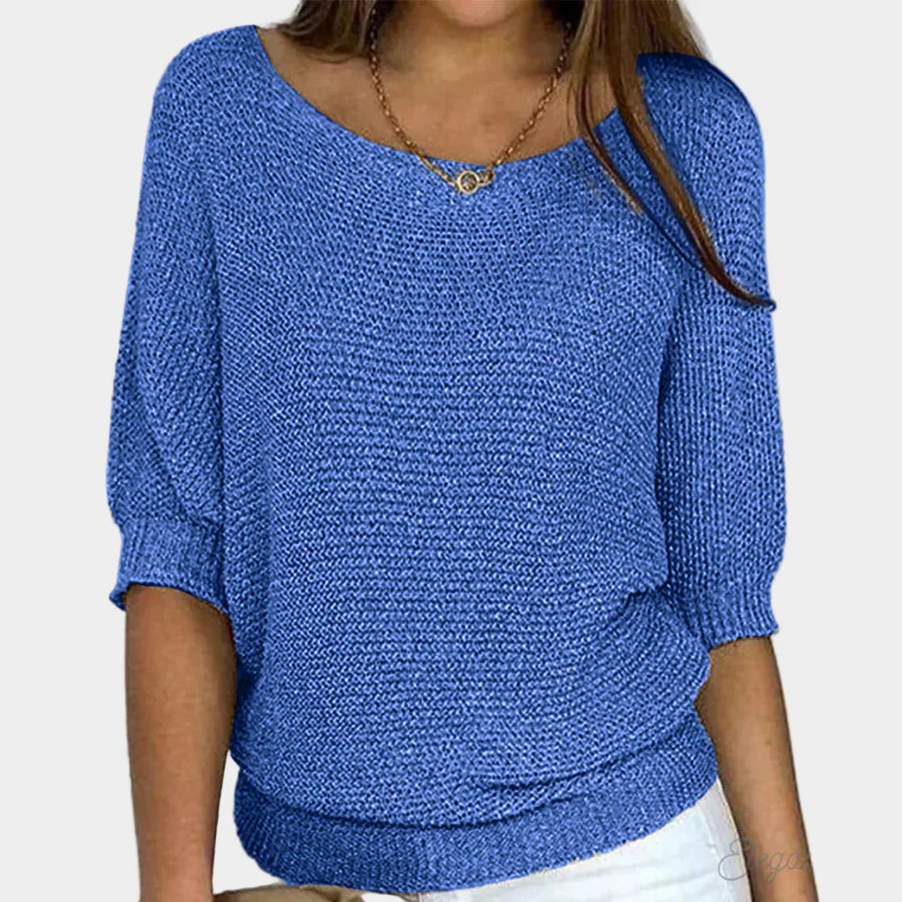 Elegant Strikket Sweater