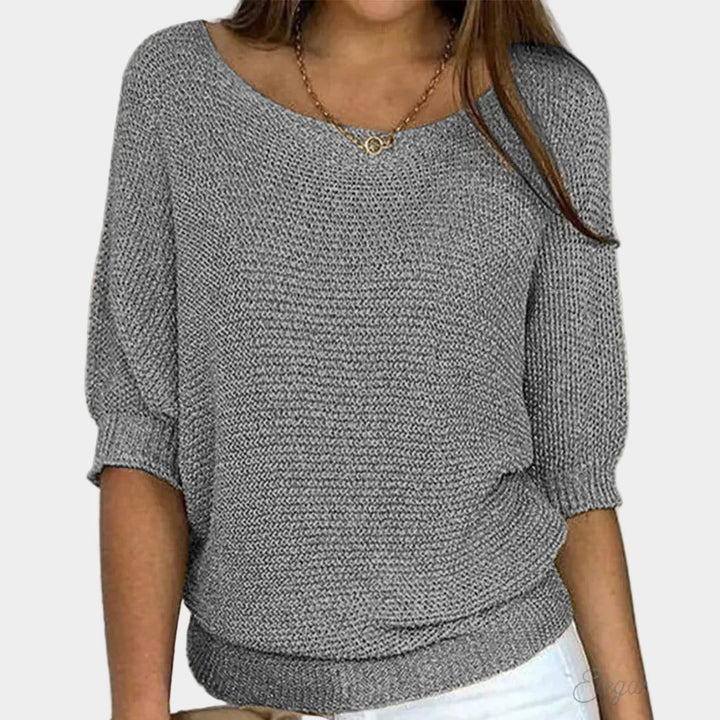 Elegant Strikket Sweater