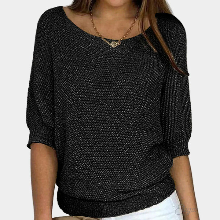 Elegant Strikket Sweater