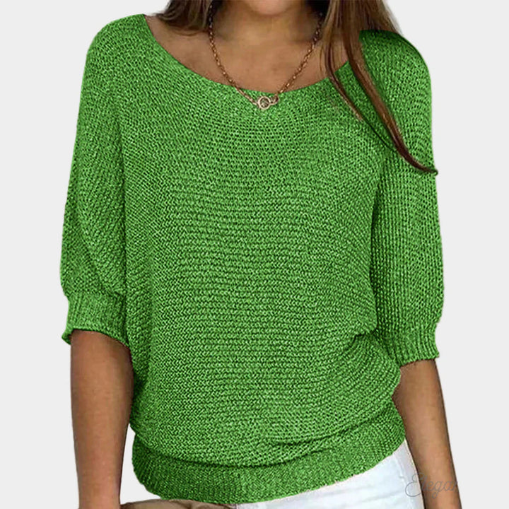 Elegant Strikket Sweater