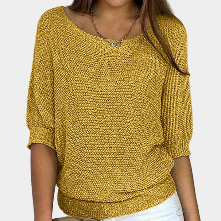 Elegant Strikket Sweater